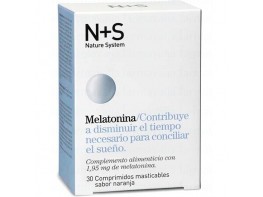 Imagen del producto N+S MELATONINA 30 COMPRIMIDOS MASTICABLE