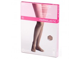 Imagen del producto Farmalastic Media Larga con Blonda Normal talla M camel