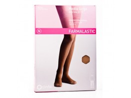 Imagen del producto Farmalastic Media Larga con Blonda Normal talla EG camel
