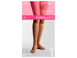 Imagen del producto Farmalastic Media Corta Abierta Normal talla XL camel