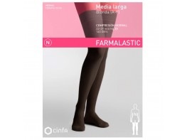 Imagen del producto Farmalastic Media Larga Abierta Normal talla M negro