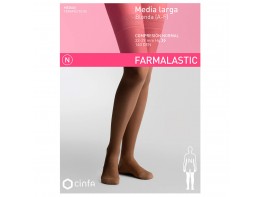 Imagen del producto Farmalastic Media Larga Abierta Normal talla M camel