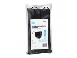 Imagen del producto Interapothek mascarillas quirúrgicas IIR negras 10uds