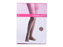 Imagen del producto Farmalastic Media Larga con Blonda Normal talla EG beige