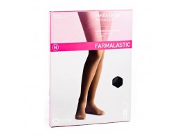 Imagen del producto Farmalastic Media Larga con Blonda Normal talla M negro