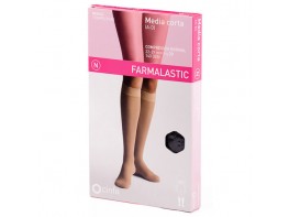 Imagen del producto Farmalastic Media Corta Cerrada Normal talla M negro