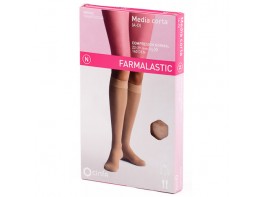 Imagen del producto Farmalastic Media Corta Cerrada Normal talla S beige