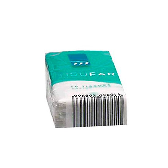 Imagen de Tisufar Pañuelos tisufar bolsillo 3 capas 10u