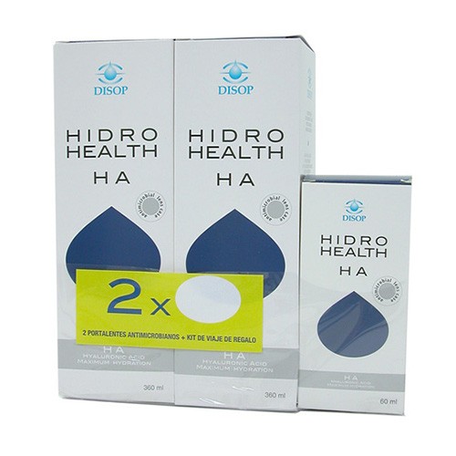 Imagen de SOL LENTES HIDRO HEALTH HA 2X360 + 60ML