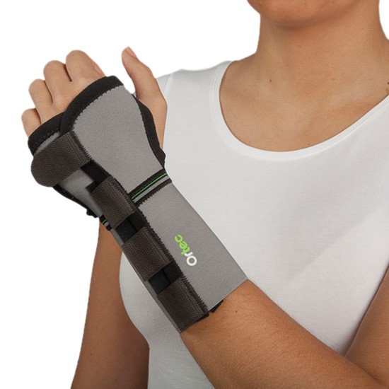 Imagen de Emo muñequera inmovilizadora bilateral gris T-L mq410