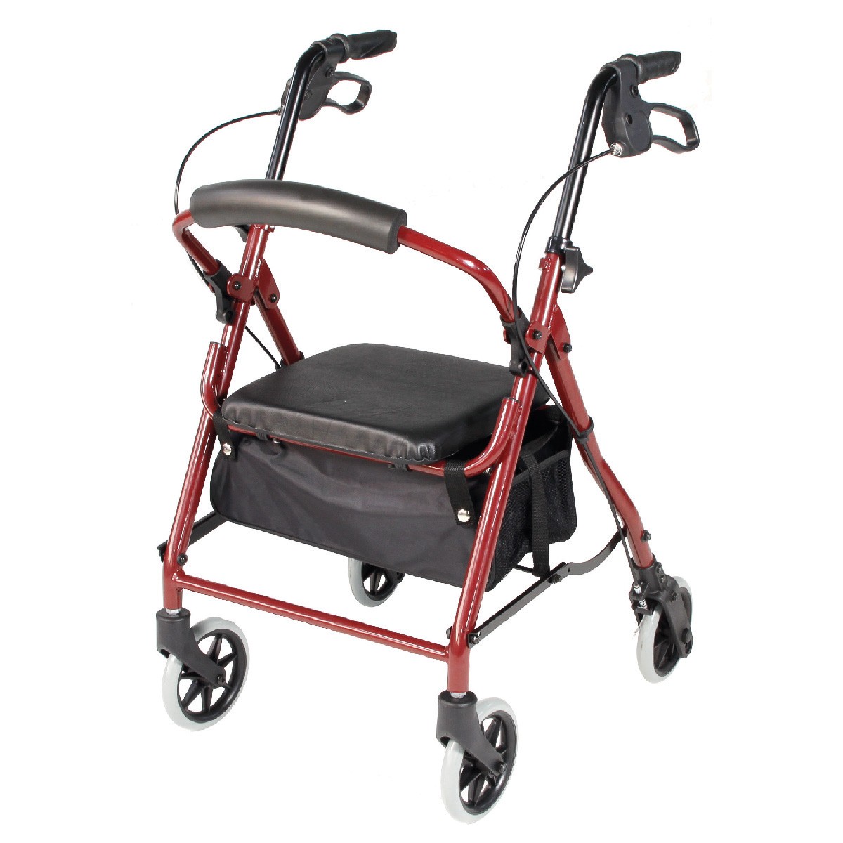 Imagen de Ayudas Dinámicas Andador Rollator Estrecho LOW AD185 Rojo