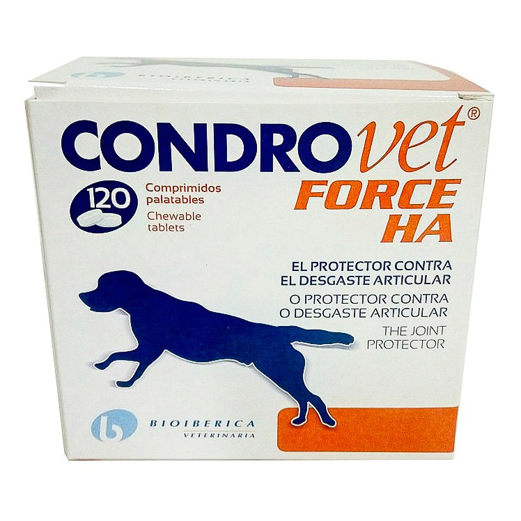 Imagen de Bioiberica condrovet force ha 120 comprimidos