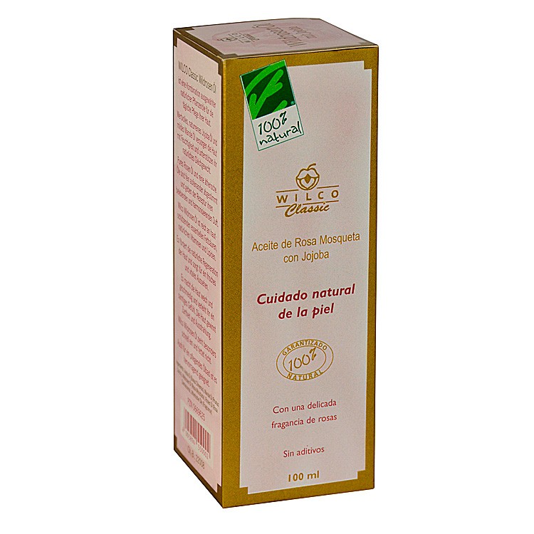 Imagen de Cien por cien natural Aceite jojoba c/rosa mos 100ml 100% natur