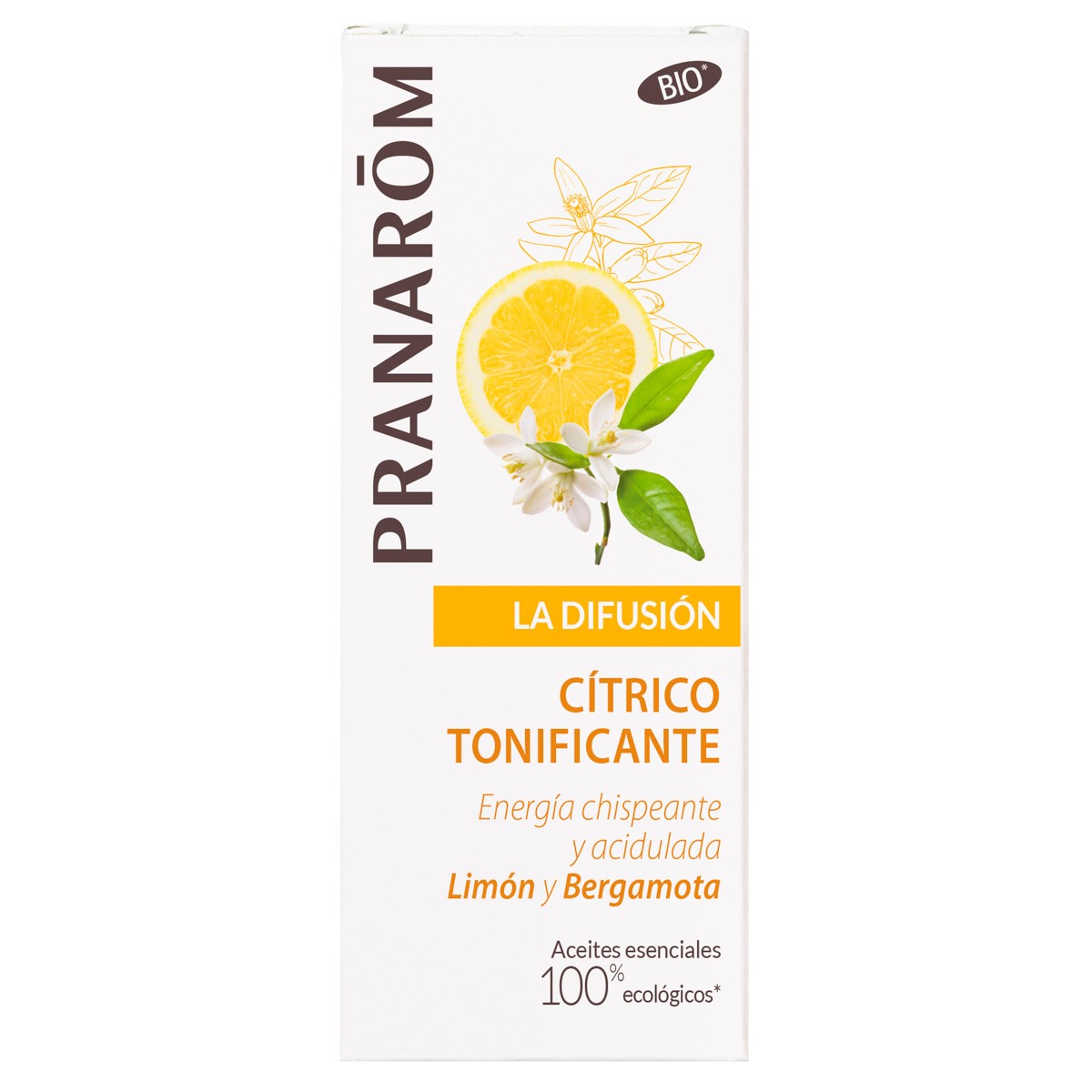 Imagen de Pranarom difusion limon y bergamota citrico tonificante eco 30ml