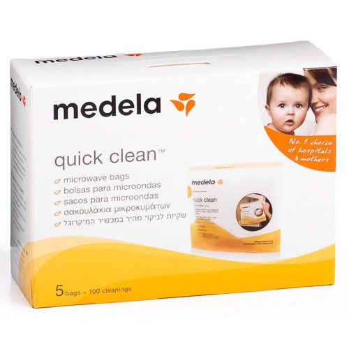 Imagen de Medela Bolsas de esterilización para microondas 5uds