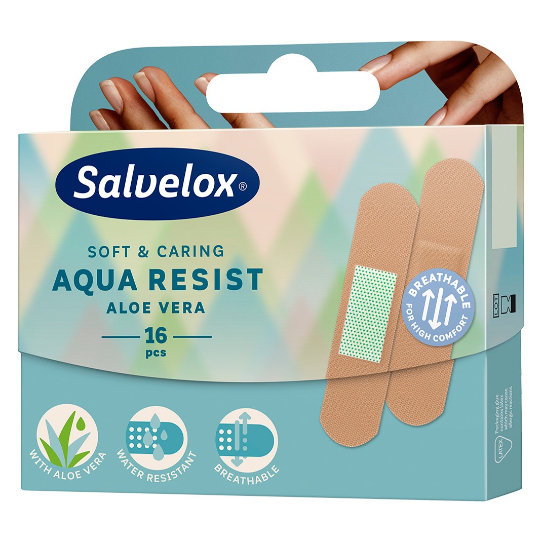 Imagen de SALVELOX APOSITO PLASTICO ALOE VERA 16UD