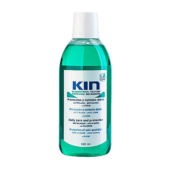 Imagen de Kin enjuague bucal con aloe vera 500ml