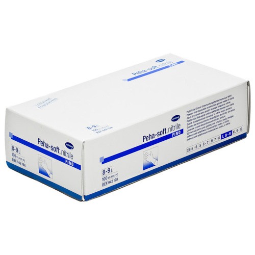 Imagen de Peha-Soft Guantes Nitrilo Talla L 100u