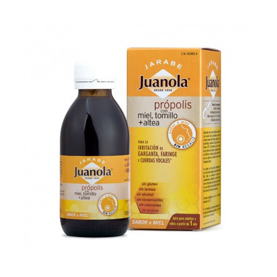 Imagen de Juanola propolis,miel y tomillo jarabe 125 ml