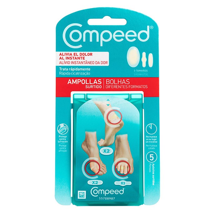 Imagen de Compeed ampollas pack mixto 5 apósitos