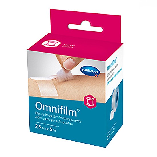Imagen de Omnifilm esparadrapo hipoalérgico transparente 5mx2,5cm