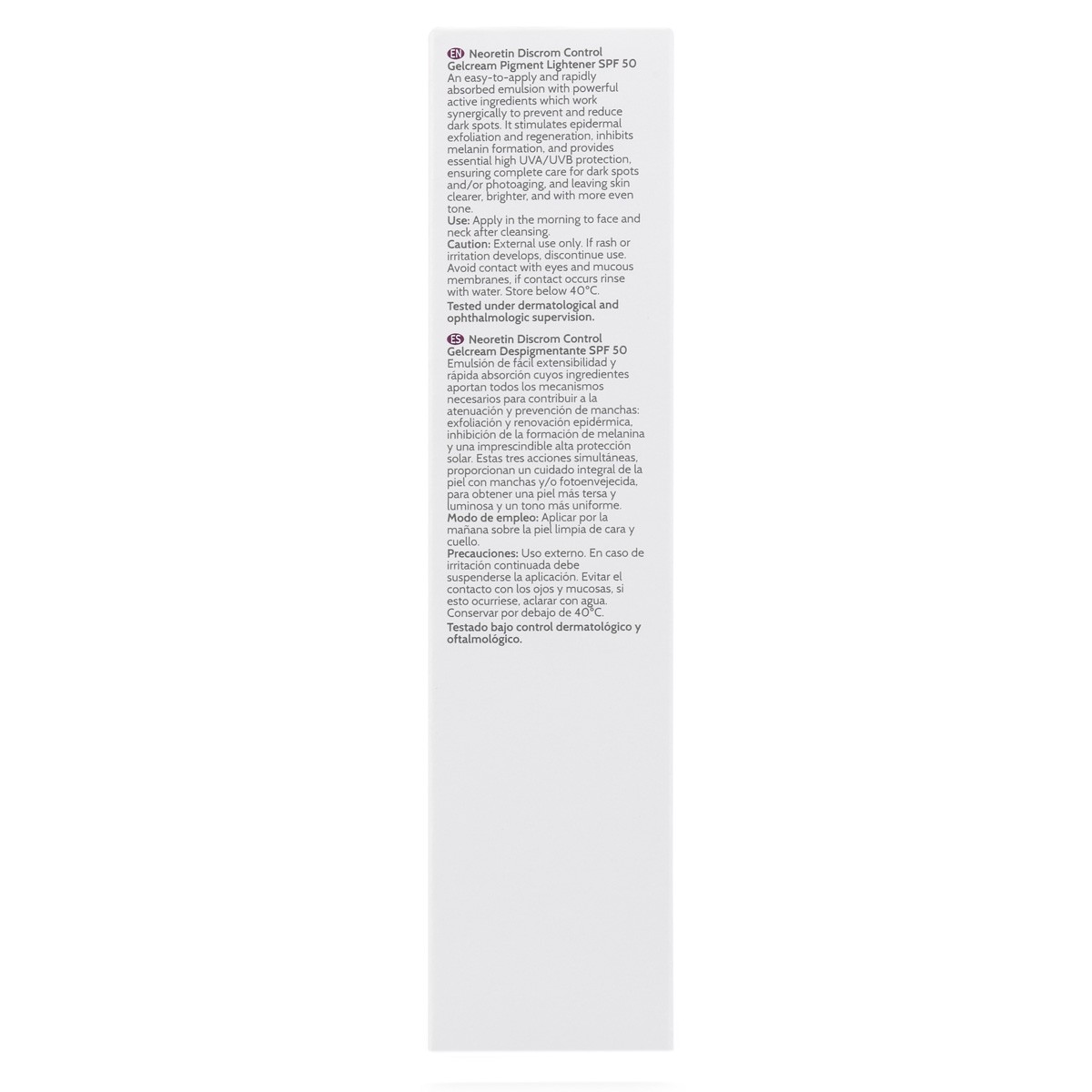 Imagen de Neoretin discrom control gel crema 40ml