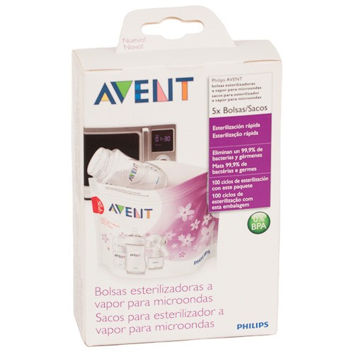 Imagen de AVENT BOLSAS ESTERILIZAD MICROONDAS 5UND