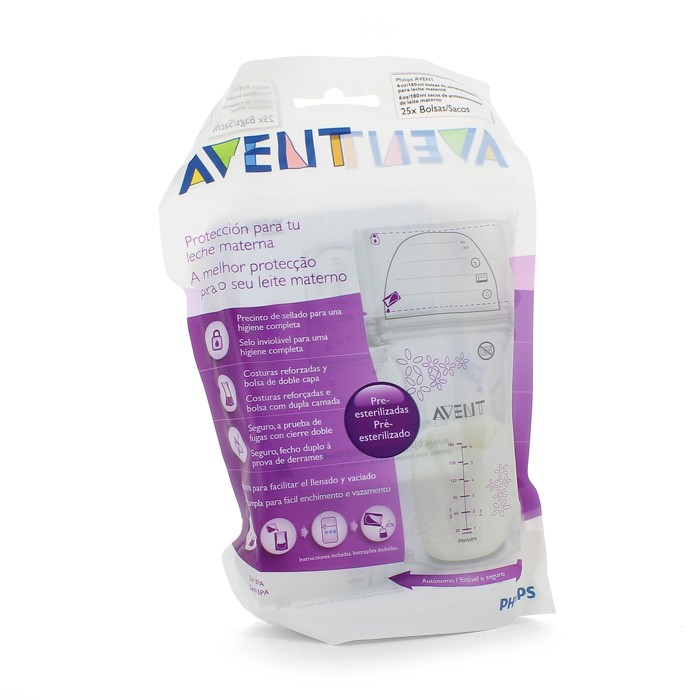 Imagen de Avent Bolsas de leche materna 25uds