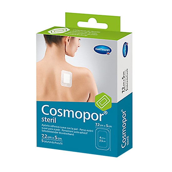 Imagen de Cosmopor Estéril 7,2x5cm 5 apósitos