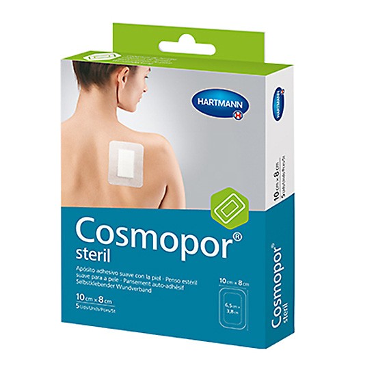 Imagen de Cosmopor Estéril 10x8cm 5 apósitos