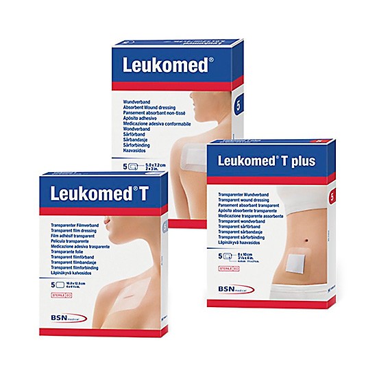 Imagen de Leukomed t plus aposito 10 cm x 20 cm 5 uds