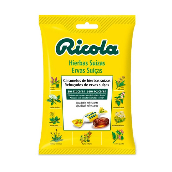 Imagen de Ricola caramelos hierbas stevia sin azucar 70gr