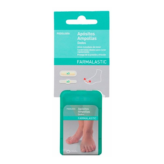 Imagen de AMPOLLAS DEDOS FARMALASTIC 6 APOSITOS