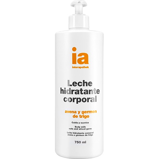 Imagen de Interapothek leche hidratante corporal avena con dosificador 750ml