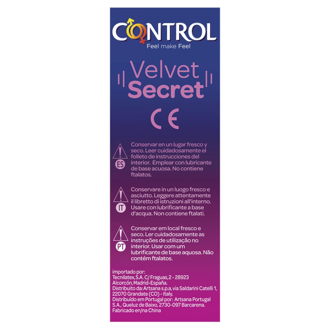 Imagen de Control Velvet secret mini estimulador