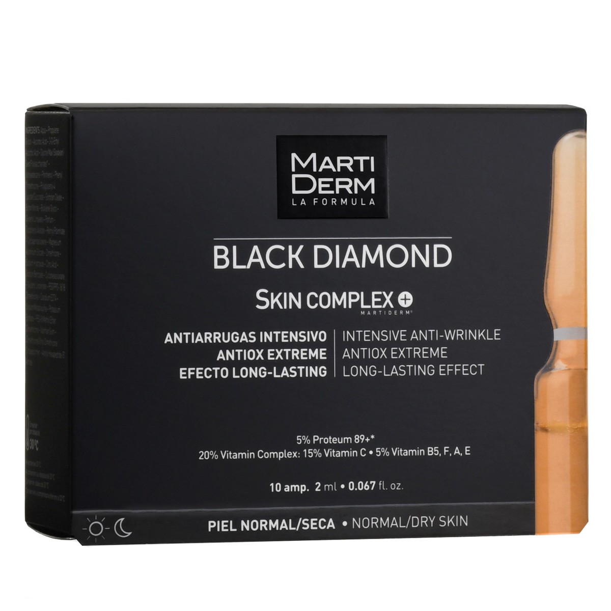 Imagen de MartiDerm Black Diamond Skin Complex + 10 ampollas
