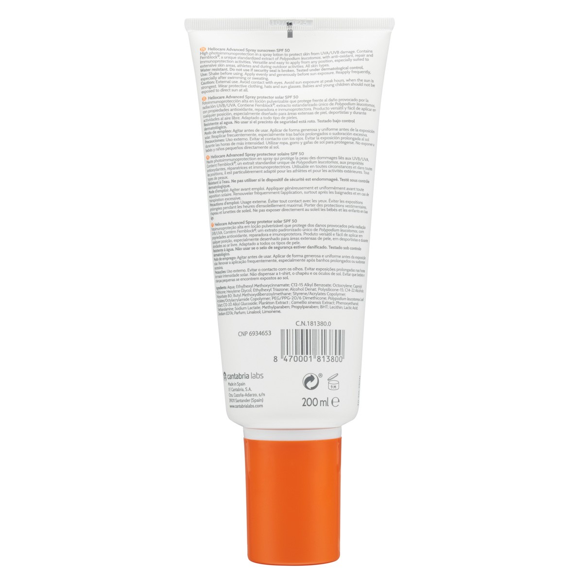 Imagen de Heliocare advanced spray spf50 200ml