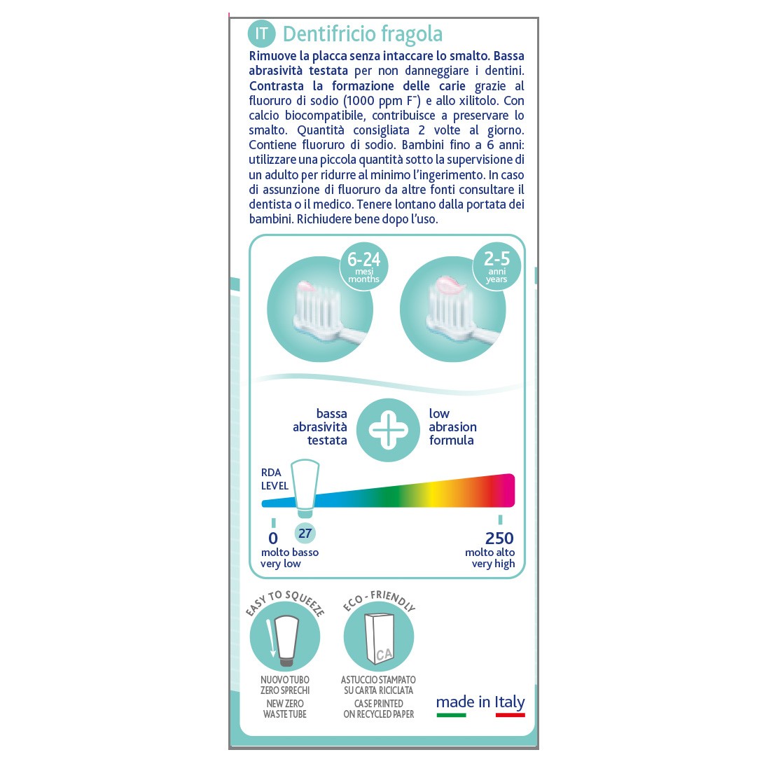 Imagen de Chicco Pasta dental Fresa +12 meses 50 ml