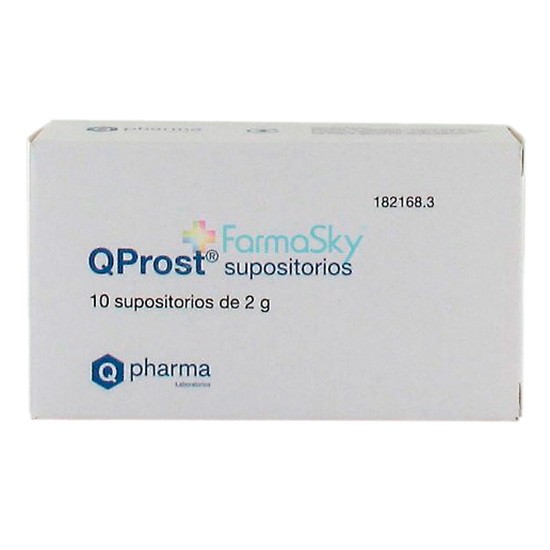 Imagen de Qprost 10 supositorios