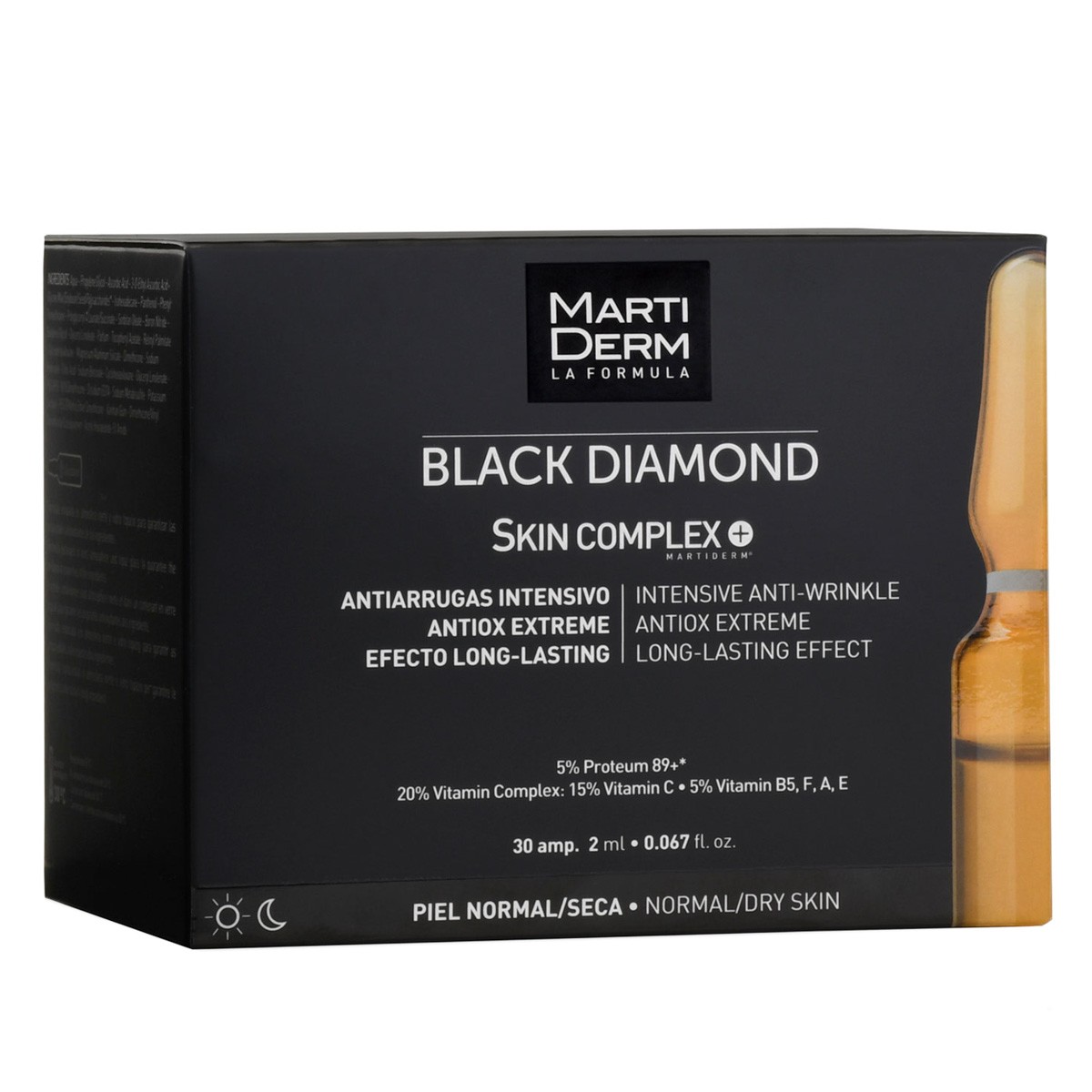 Imagen de MartiDerm Black Diamond Skin Complex Advanced 30 ampollas