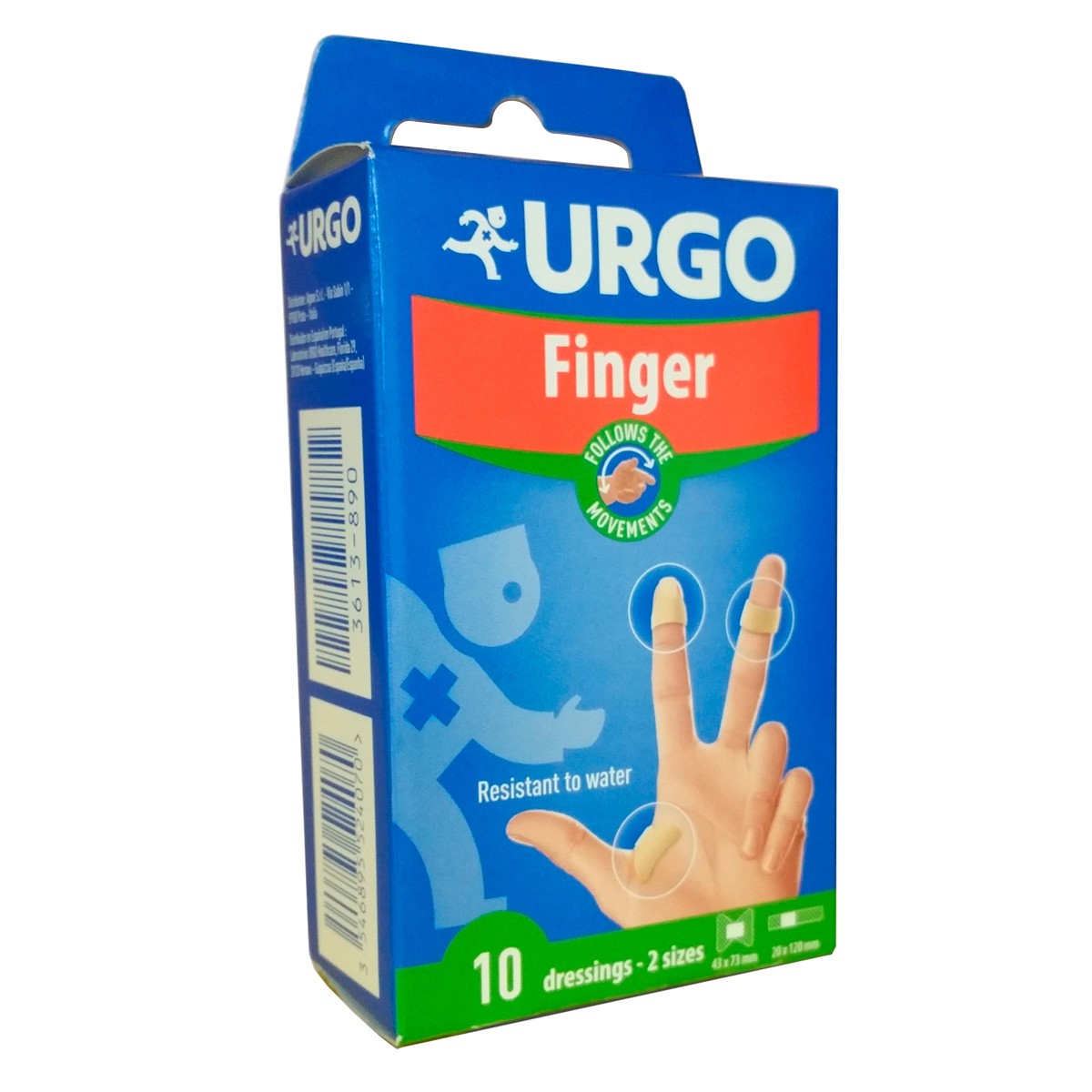 Imagen de Urgo Fingers apósitos 10u