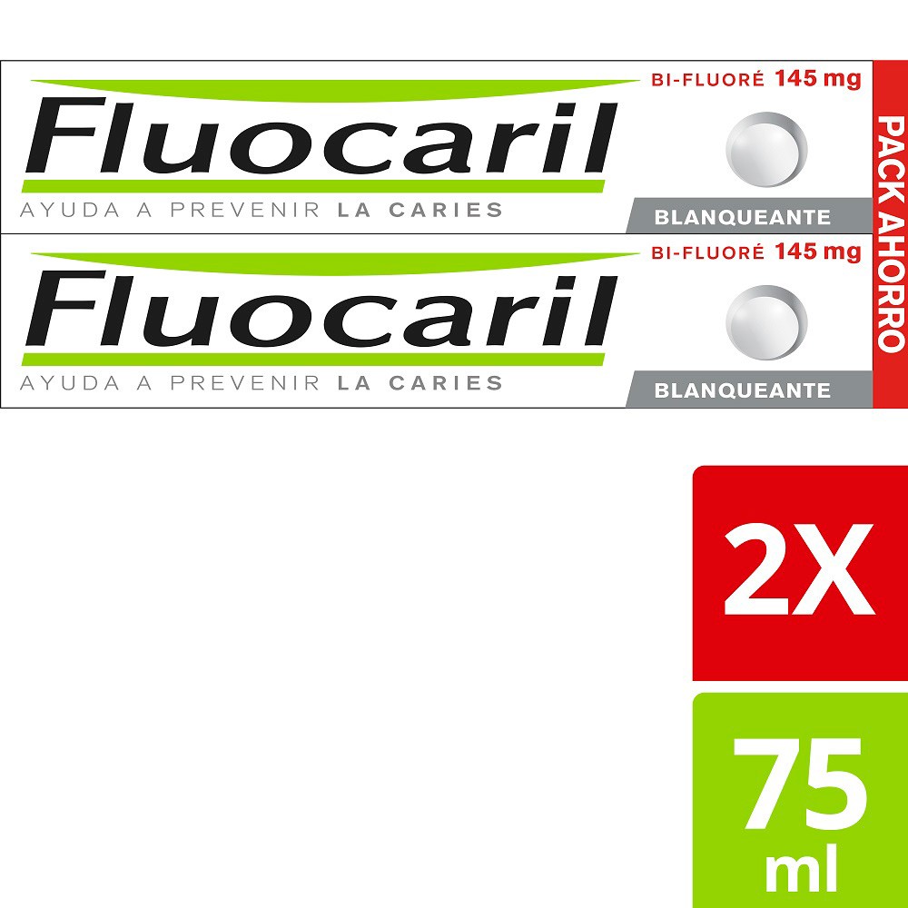 Imagen de Fluocaril bifluor pasta blanqueante 75mlx2u