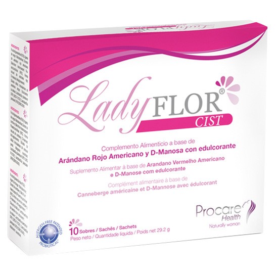 Imagen de Ladyflor cistitis 2,92 gr x 10 sobres