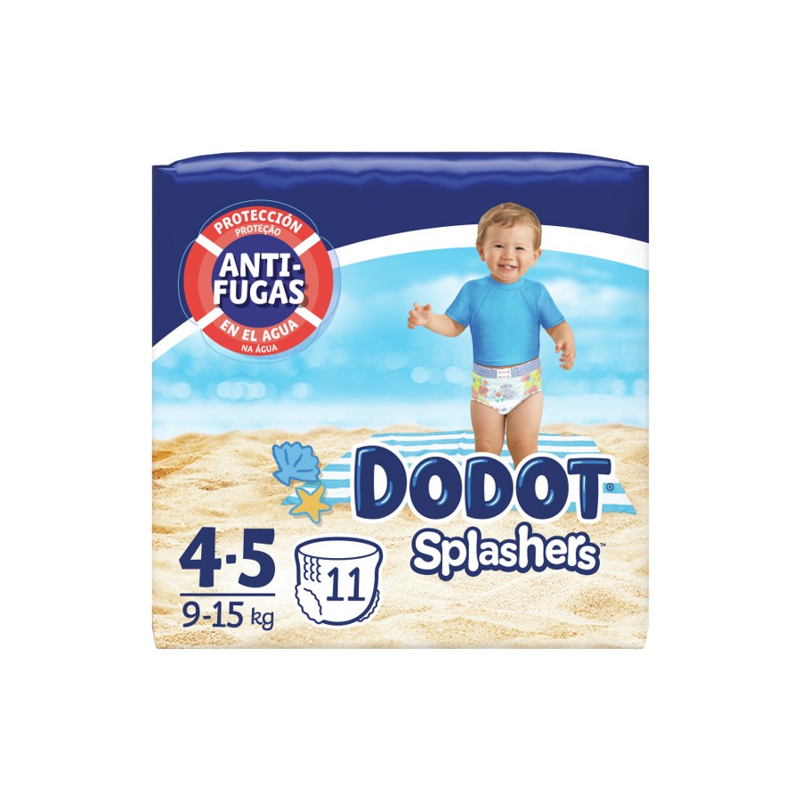 Imagen de Dodot Pañal splashers T/4  9-15kg  11uds