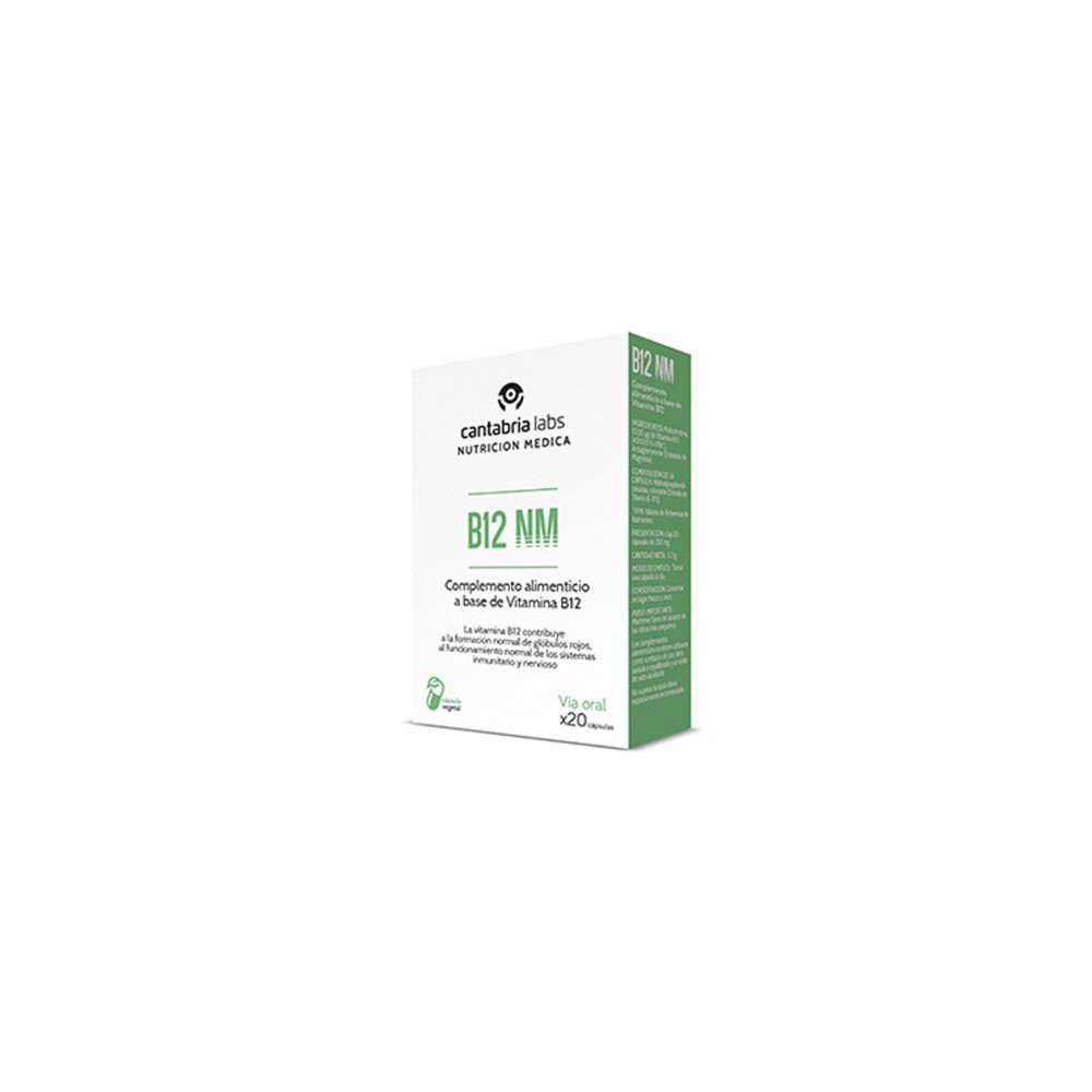 Imagen de Nutrición Médica B12 nm 20 cápsulas