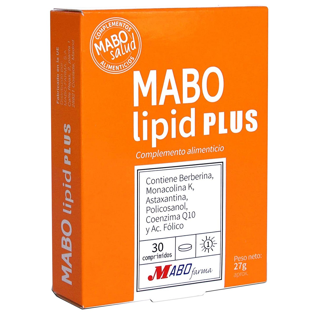 Imagen de Mabonatur Mabolipid Plus 30 Comprimidos