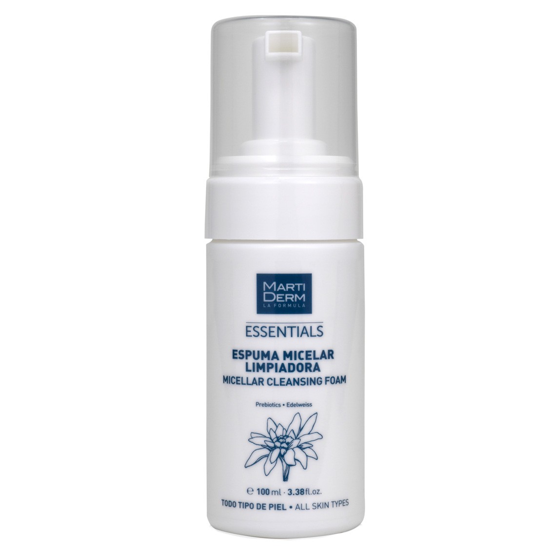 Imagen de MartiDerm Essentials Espuma Micelar Limpiadora 100 ml