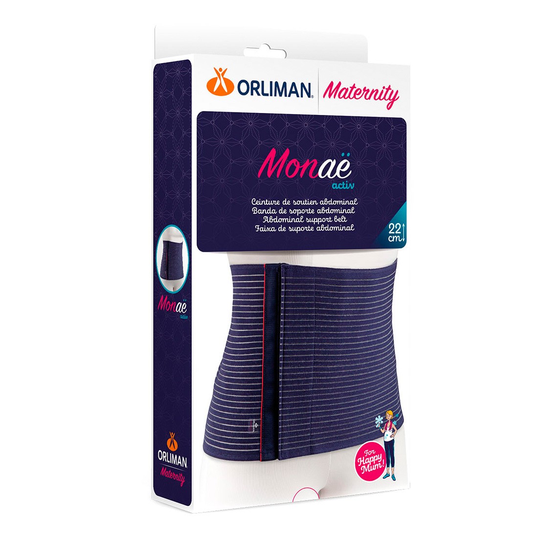 Imagen de Orliman banda abdominal elástica maternity talla 3