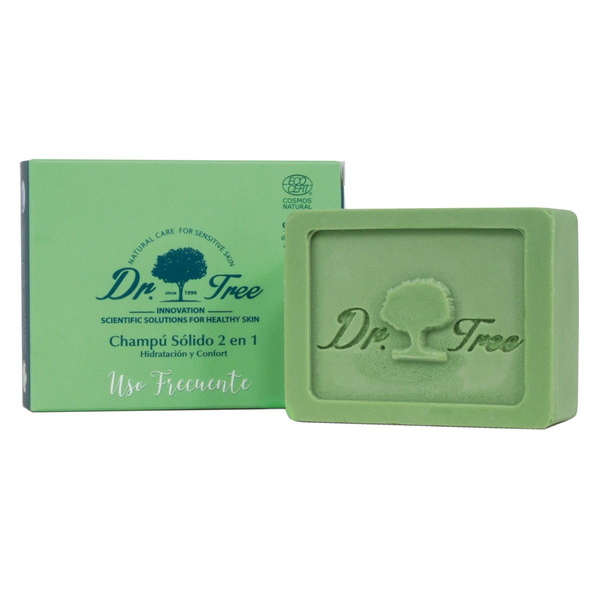 Imagen de Dr. Tree Champú sólido 2 en 1 frecuente 75g