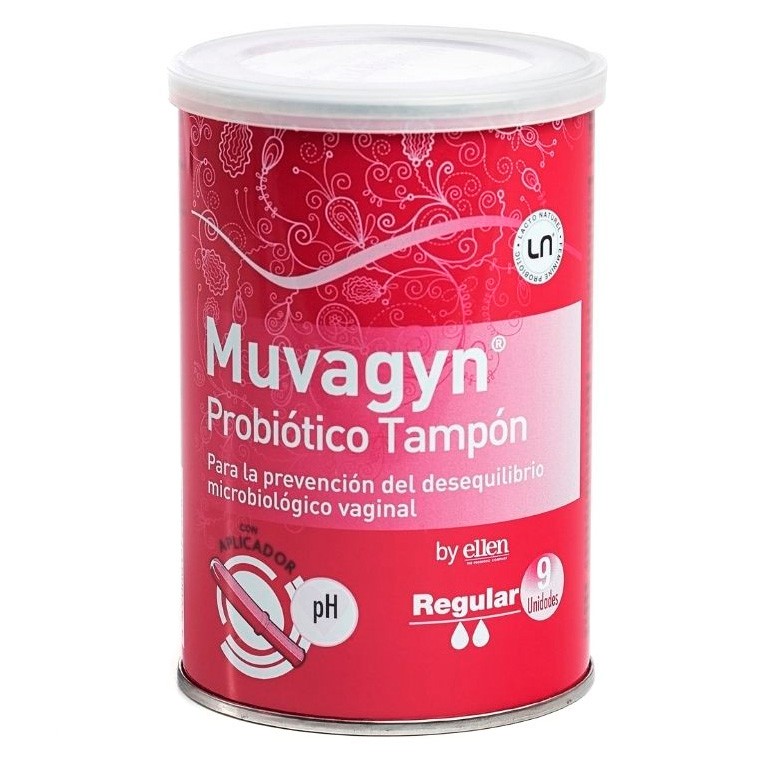 Imagen de Muvagyn Probiótico tampon regular c/a 9u